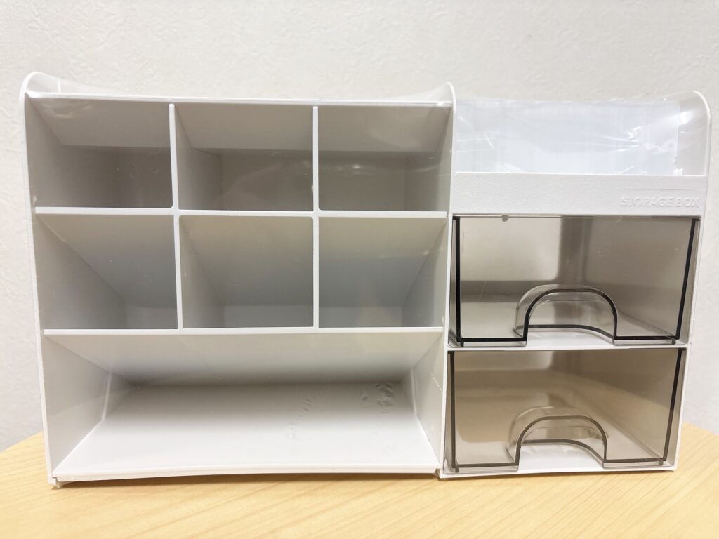 ダイソーの多機能引き出しケース商品画像