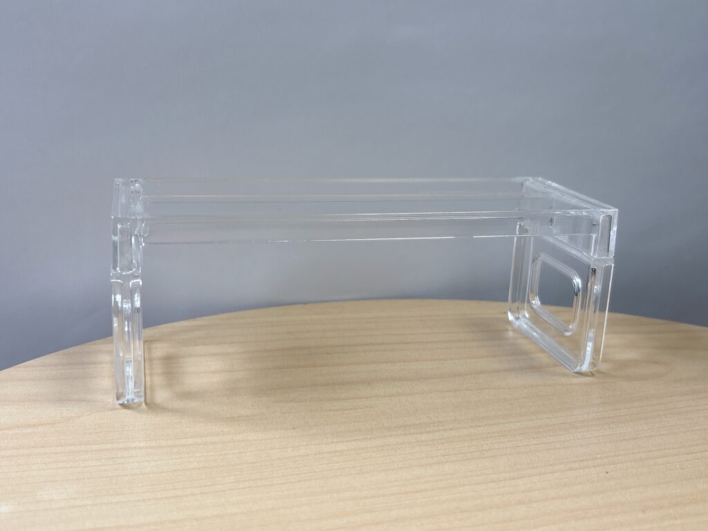 ダイソーディスプレイステージミニ組み立て後正面