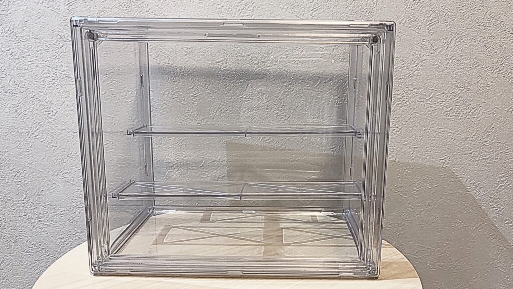 DAISO透明コレクションケース組み立て完成画像